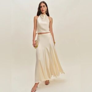Reformation Sera Silk Two Piece
